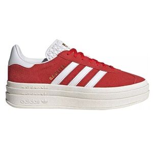 adidas Originals Women’s Gazelle Bold Shoes - Red/White/Gold